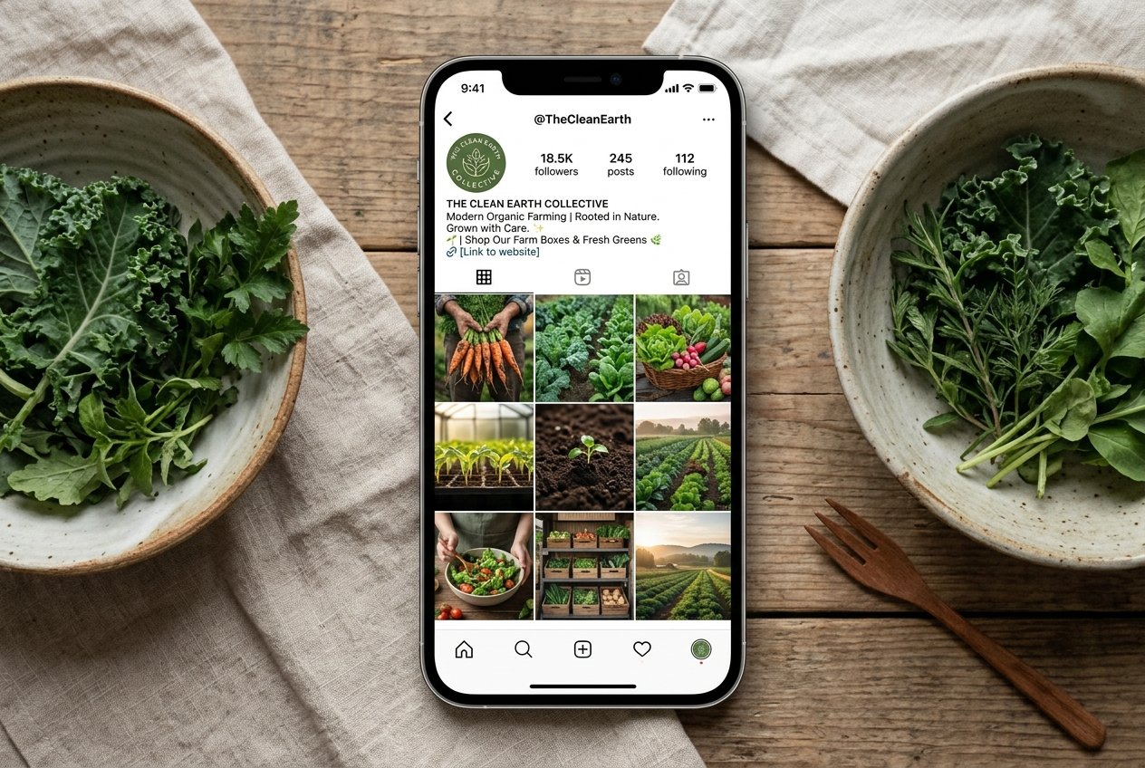 Urban Organic Farms - 30-Day Grid Aesthetic & Strategy